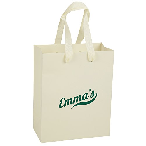 Kraft Eurotote with Woven Handle - 10" x 8" Main Image