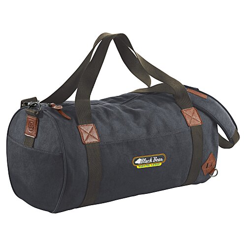 Alternative Basic Cotton Barrel Duffel - Embroidered Main Image