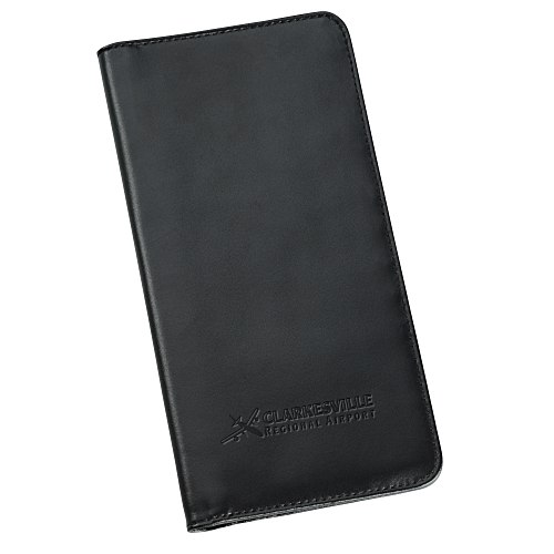 Leather Ticket Passport Wallet with Secure Tech Main Image