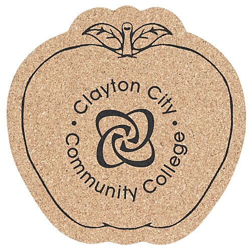 Cork Coaster - Apple Main Image