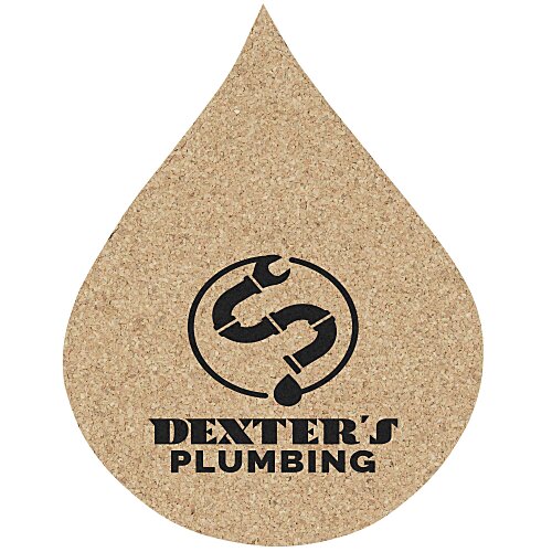 Cork Coaster - Droplet Main Image