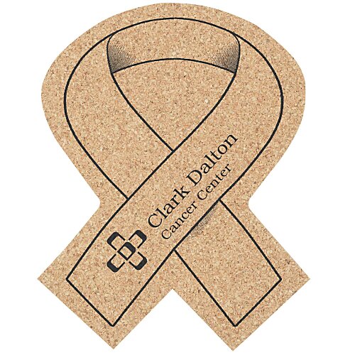 Cork Coaster - Awareness Ribbon Main Image