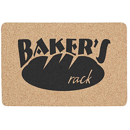 Large Cork Coaster - Rectangle - 4" x 6" Main Image