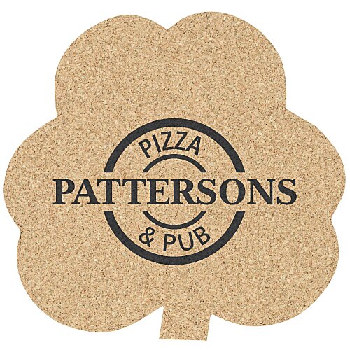 Large Cork Coaster - Shamrock Main Image
