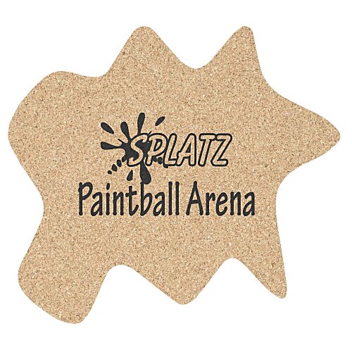 Large Cork Coaster - Splat Main Image