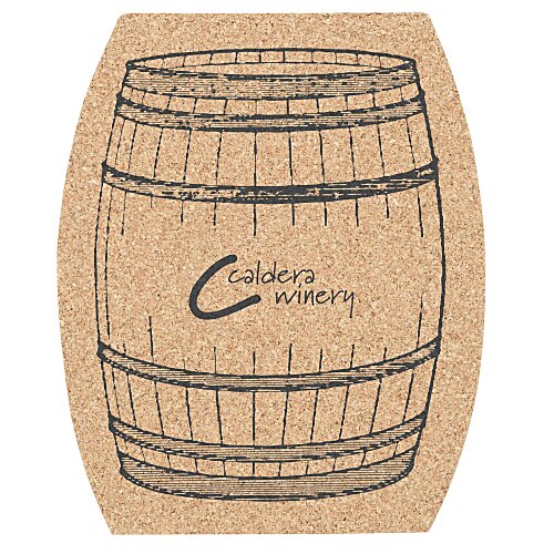 Large Cork Coaster - Barrel Main Image