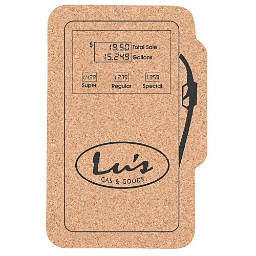 Large Cork Coaster - Gas Pump Main Image