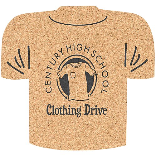 Large Cork Coaster - T-Shirt Main Image