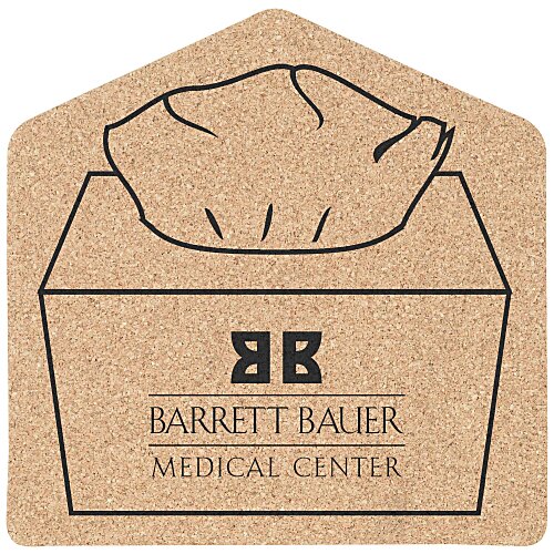 Large Cork Coaster - Tissue Box Main Image