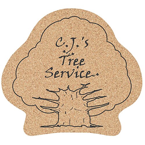 Large Cork Coaster - Tree Main Image