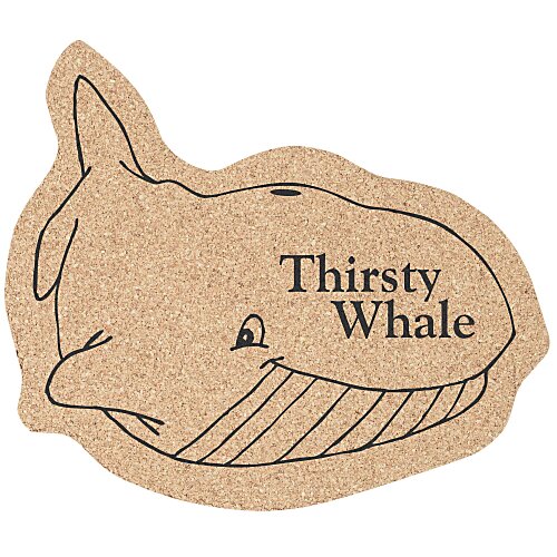 Large Cork Coaster - Whale Main Image