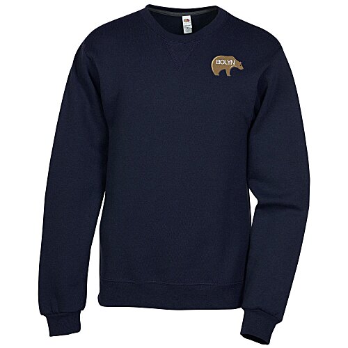 Fruit of the Loom Sofspun Crew Sweatshirt - Embroidered Main Image