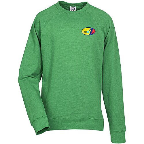 French Terry Fashion Crew Sweatshirt - Embroidered Main Image