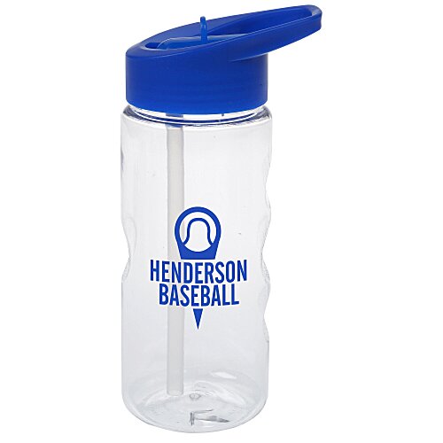 Clear Impact Mini Mountain Bottle with Flip Straw Lid - 22 oz. Main Image