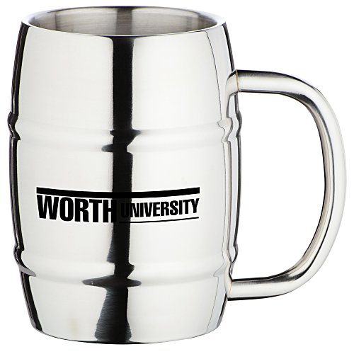 Growl Stainless Barrel Mug - 14 oz. - 24 hr Main Image