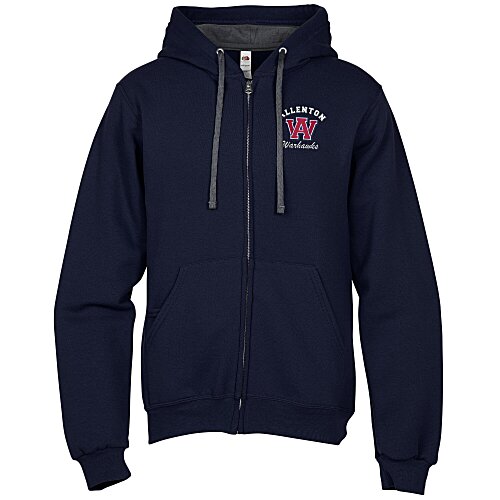 Fruit of the Loom Sofspun Full-Zip Sweatshirt - Men's - Embroidered Main Image