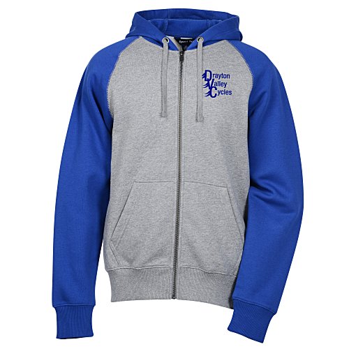Colorblock Full-Zip Hoodie - Screen Main Image