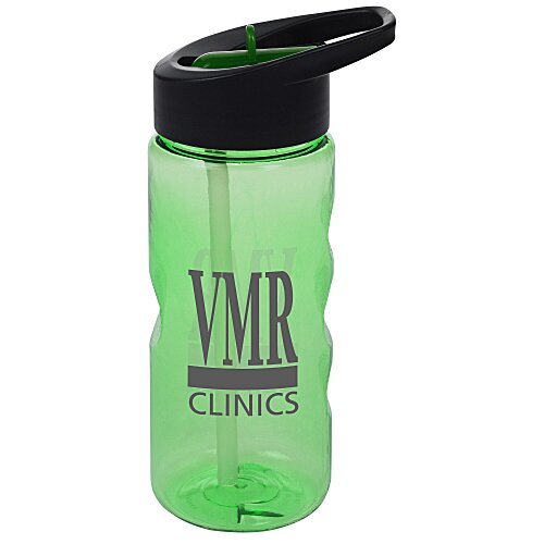 Mini Mountain Bottle with Two-Tone Flip Straw Lid - 22 oz. Main Image