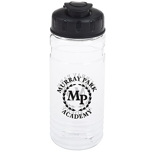 Clear Impact Line Up Bottle with Flip Lid - 20 oz Main Image