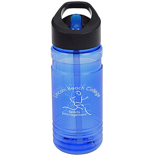 Line Up Bottle with Two-Tone Flip Straw Lid - 20 oz Main Image