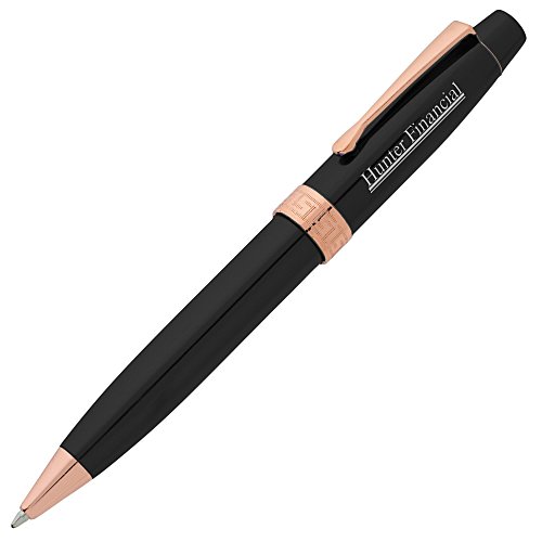 Showstopper Twist Metal Pen - Rose Gold - Laser Engraved - 24 hr Main Image
