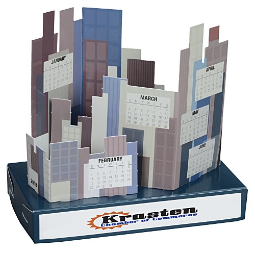 Cityscape Desk Calendar Main Image