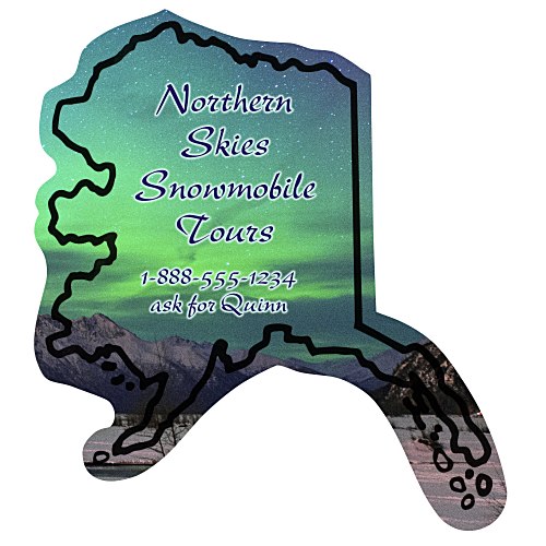 Flat Flexible Magnet - State - Alaska - 30 mil Main Image