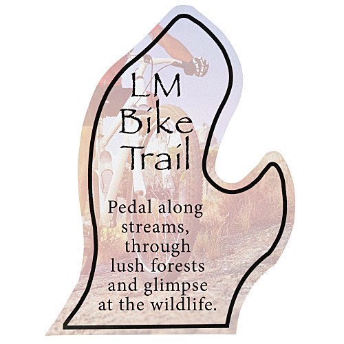 Flat Flexible Magnet - State - Lower Michigan - 30 mil Main Image