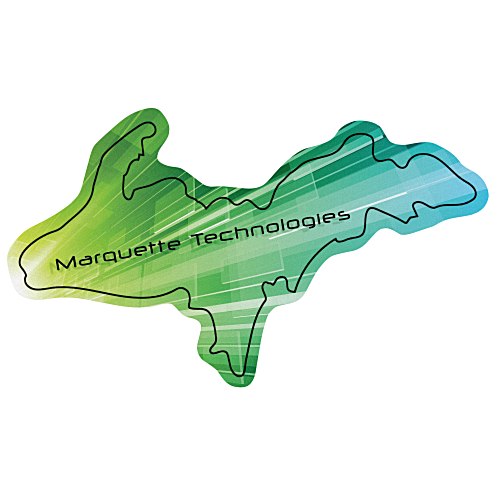 Flat Flexible Magnet - State - Upper Michigan - 30 mil Main Image