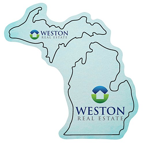 Flat Flexible Magnet - State - Michigan - Lower+Upper-30 mil Main Image