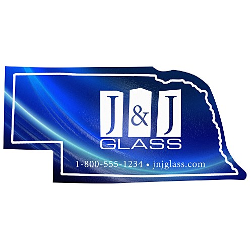 Flat Flexible Magnet - State - Nebraska - 30 mil Main Image