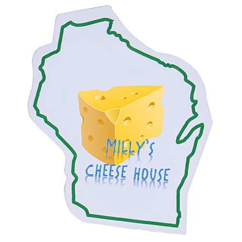 Flat Flexible Magnet - State - Wisconsin - 30 mil Main Image