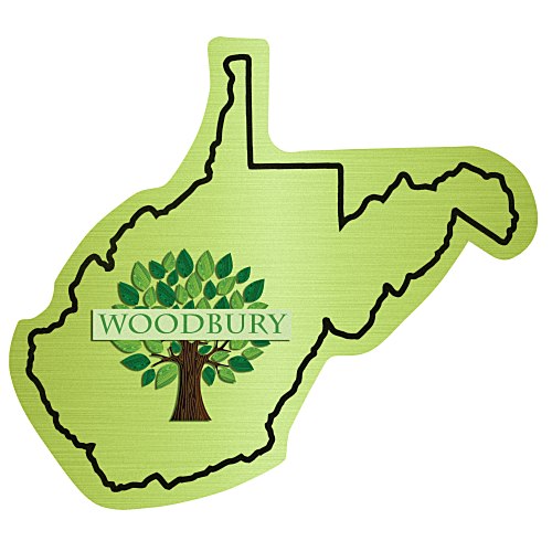 Flat Flexible Magnet - State - West Virginia - 30 mil Main Image