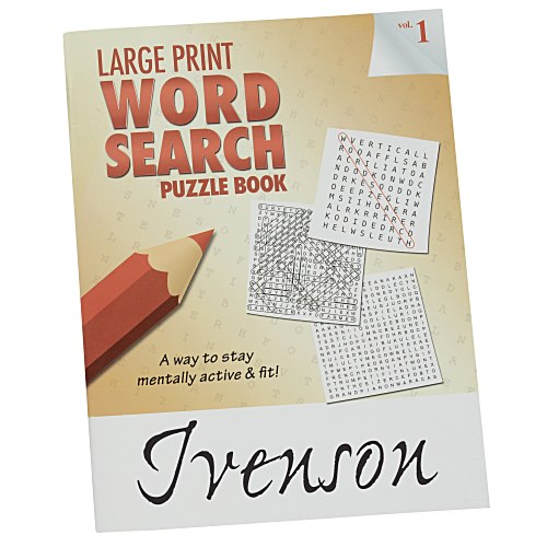 Large Print Word Search Puzzle Book - Volume 1 Main Image