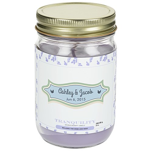 Zen Candle in Mason Jar - 10 oz. - Tranquility Main Image