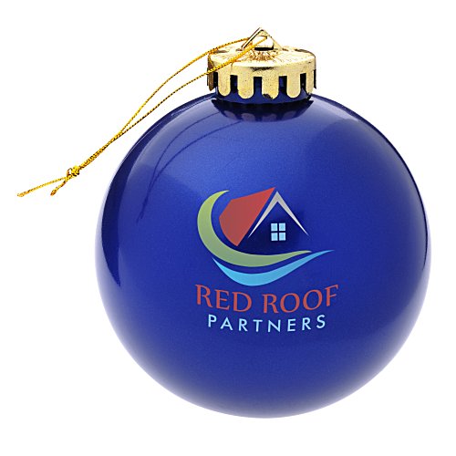 Round Shatterproof Ornament - Translucent - Full Color Main Image