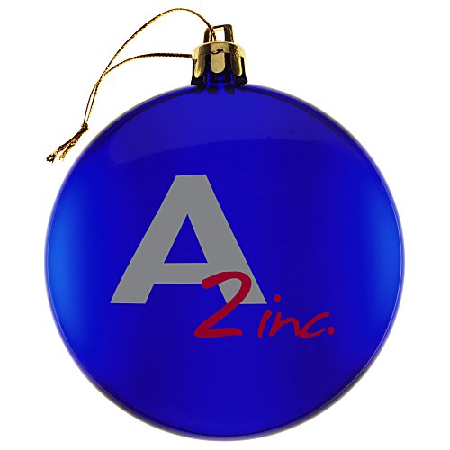 Flat Shatterproof Ornament - Translucent - Full Color Main Image