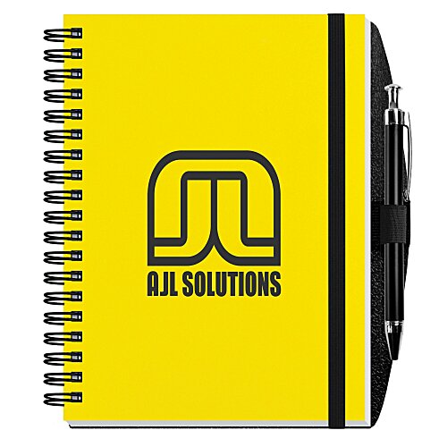 Polypro Journal with Pen - 7" x 5" - 50 sheet - Solid Main Image