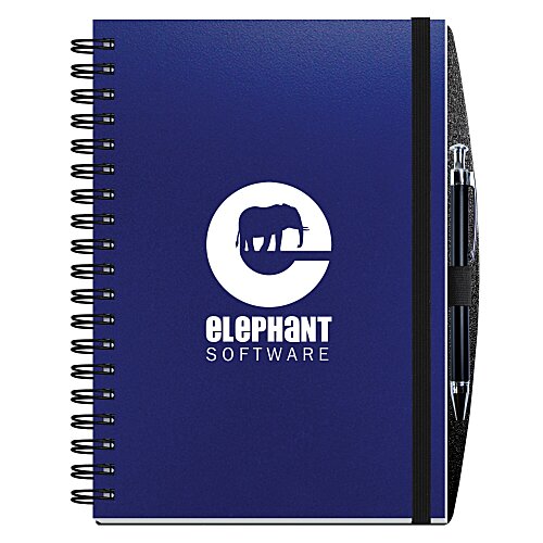 Polypro Journal with Pen - 10 inches x 7 inches - 100 sheet - Solid Main Image