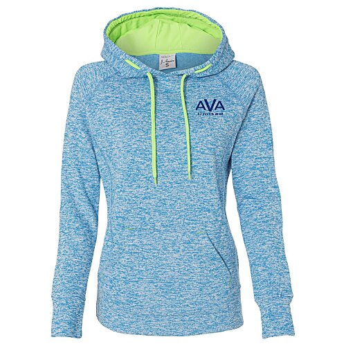 J. America - Cosmic Poly Fleece Hoodie - Ladies' - Screen Main Image