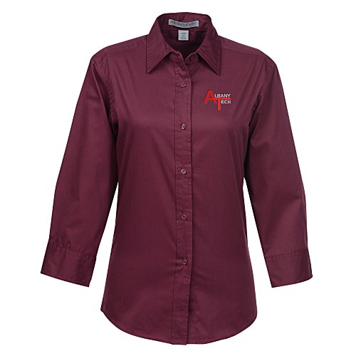 Workplace Easy Care 3/4 Sleeve Twill Shirt - Ladies' Main Image