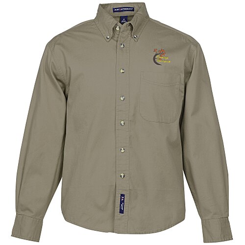 Garment-Washed Cotton Twill  Shirt Main Image