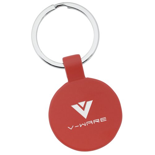 Matte Metal Keychain - Circle Main Image