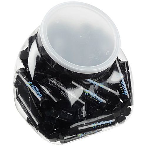 Black Tube Lip Balm Tub - 100-Pieces Main Image