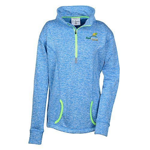 J. America Cosmic Fleece 1/4-Zip Pullover - Ladies' Main Image