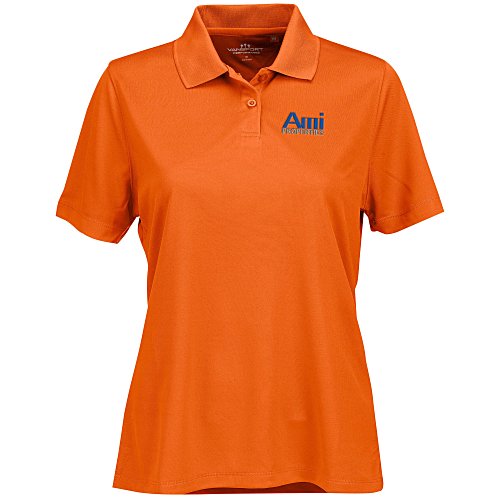Vansport Omega Solid Mesh Tech Polo - Ladies' - Embroidered - 24 hr Main Image