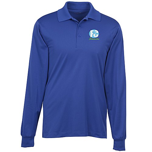 Micropique Sport-Wick Long Sleeve Polo - Men's Main Image