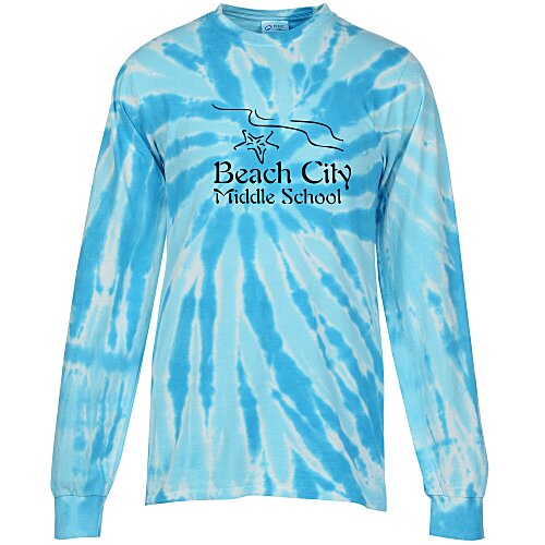 Tie-Dye Swirl Long Sleeve T-Shirt Main Image