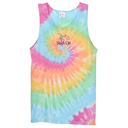 Tie-Dye Swirl Tank Top Main Image