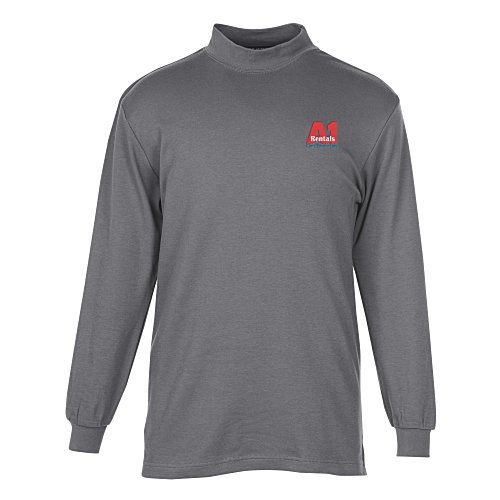 Interlock Knit Mock Turtleneck Main Image